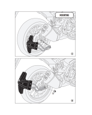 KIT DE MONTAJE GUARDABARROS TRASERO GIVI RM1171KIT HONDA NX500/CB500