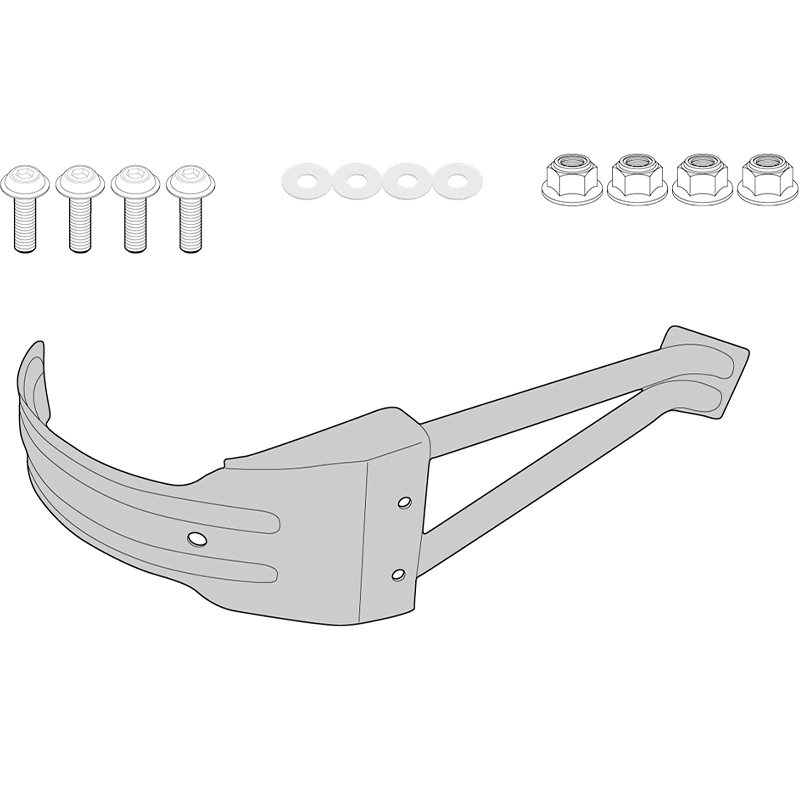 KIT DE MONTAJE GUARDABARROS TRASERO GIVI RM1171KIT HONDA NX500/CB500