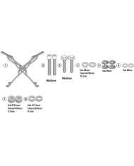 KIT DE FIJACIÓN POSTERIOR GIVI SR2173 YAMAHA MT07