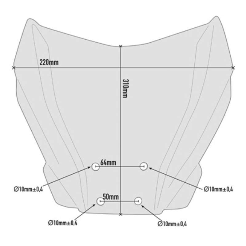 CUPULA GIVI 1173S UNIVERSAL