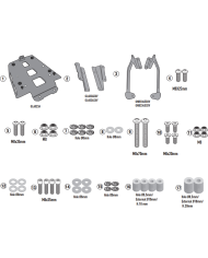 KIT DE FIJACIÓN POSTERIOR GIVI SRA9651 KOVE 800 X PRO