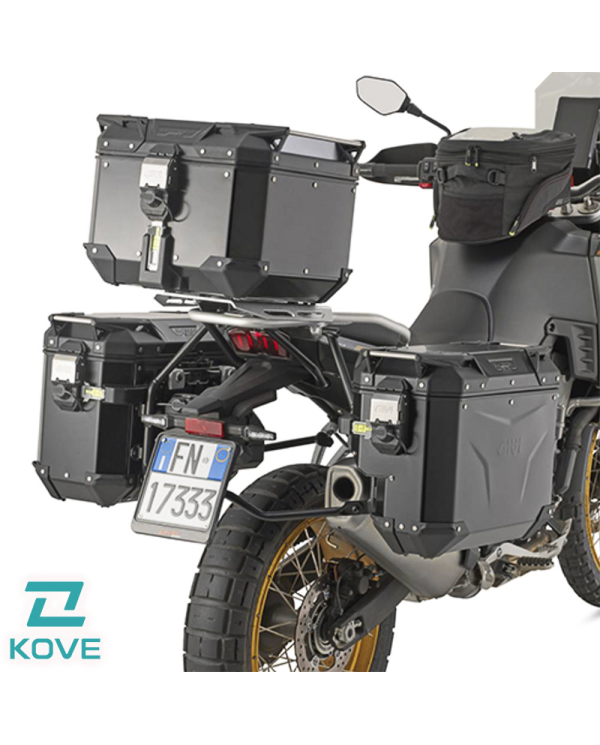 KIT DE FIJACION MALETAS LATERALES GIVI PLOS9651CAM KOVE 800 X-PRO