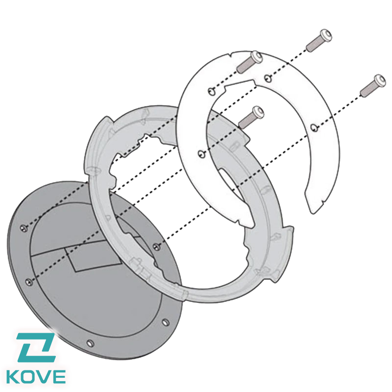 ADAPTADOR GIVI PARA BOLSAS TANKLOCK BF93
