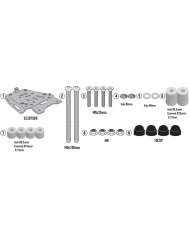 KIT DE FIJACIÓN POSTERIOR GIVI SRA9260 VOGE VALICO 900 DSX | Fijaciones Top Case de moto | %brands%