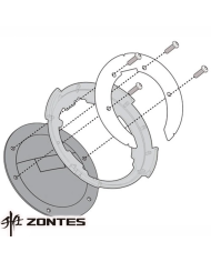 ADAPTADOR GIVI PARA BOLSAS TANKLOCK BF98 ZONTEX 703 F