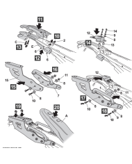 KIT DE FIJACION POSTERIOR SHAD W0FG94ST BMW F900 GS