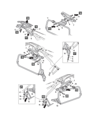 KIT DE FIJACION MALETAS LATERALES SHAD 4P W0FG944P BMW F900 GS