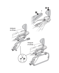 KIT DE FIJACION RESPALDO PARA PASAJERO SHAD H0XD71RV HONDA X-ADV 750/FORZA 750