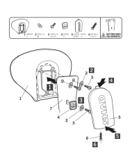 RESPALDO PARA PASAJERO SHAD D0RP08 WHITE