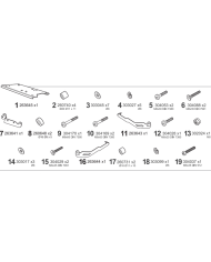 KIT DE FIJACION POSTERIOR SHAD Z0FL75ST ZONTES F703