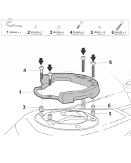 FIJACION BOLSA DE DEPOSITO SHAD CLICK SYSTEM Z010CS ZONTES F703