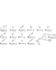 KIT DE FIJACION MALETAS LATERALES SHAD 3P B0TR73IF BENELLI TRK 702