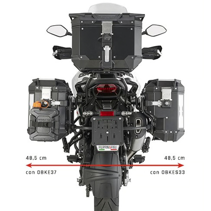KIT DE FIJACION MALETAS LATERALES GIVI PLOS8717CAM BENELLI TRK 702