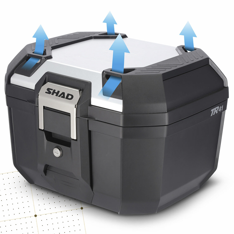 BAUL SHAD TOP CASE TR41 TERRA ALUMINIO | Top Case de moto | %brands%