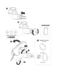 KIT SOPORTE UNIVERSAL SHAD SG62 180 X 90 MM  X0SG62H PARA MANILLAR