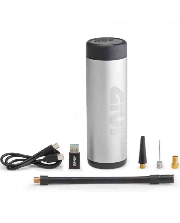 COMPRESOR Y LINTERNA DE EMERGENCIA GIVI CON BATERIA RECARGABLE  S502 