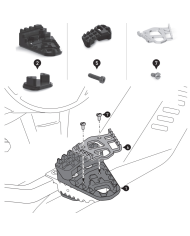 EXTENSION PEDAL DE FRENO SW-MOTECH APRILIA TUAREG 660 FBE.13.849.10000/B