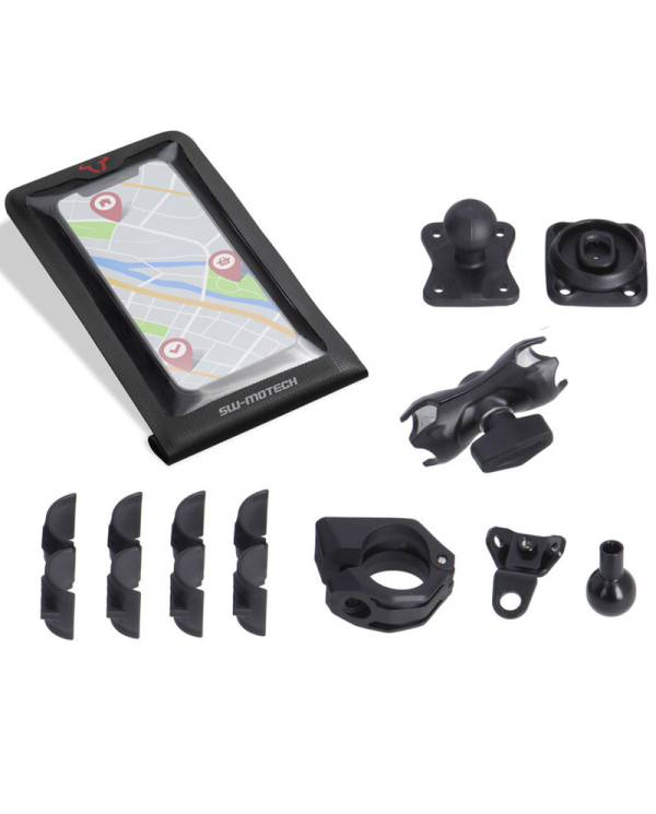 KIT SOPORTE UNIVERSAL SW-MOTECH PARA SMARTPHONE Y GPS GPS.00.308.35500