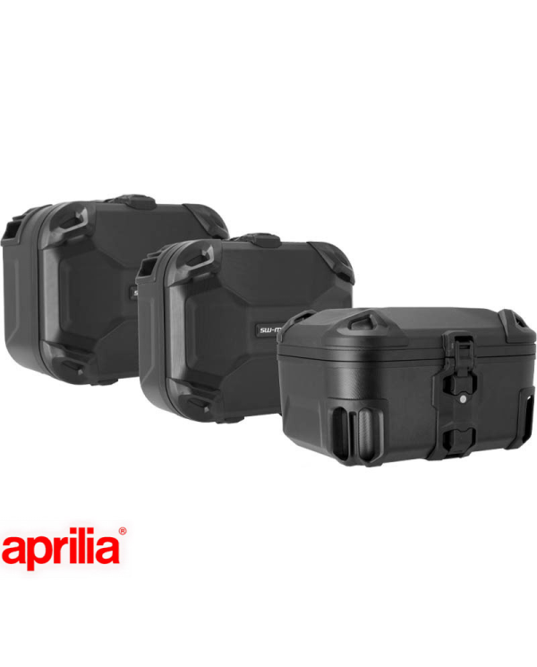 PACK MALETAS LATERALES + BAUL + SOPORTES SW-MOTECH DUSC APRILIA ADV.13.849.65000/B