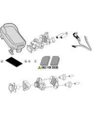 KIT SOPORTE UNIVERSAL GIVI PARA SMARTPHONE S955B