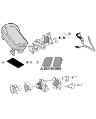 KIT SOPORTE UNIVERSAL GIVI PARA SMARTPHONE S956SK