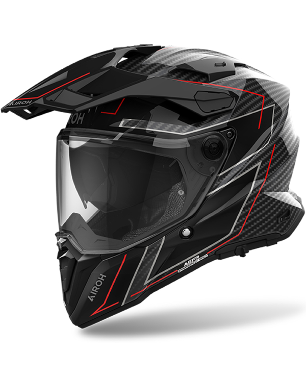 CASCO AIROH COMMANDER 2 CARBON STYLISH GLOSS