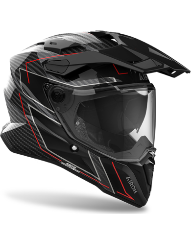 CASCO AIROH COMMANDER 2 CARBON STYLISH GLOSS
