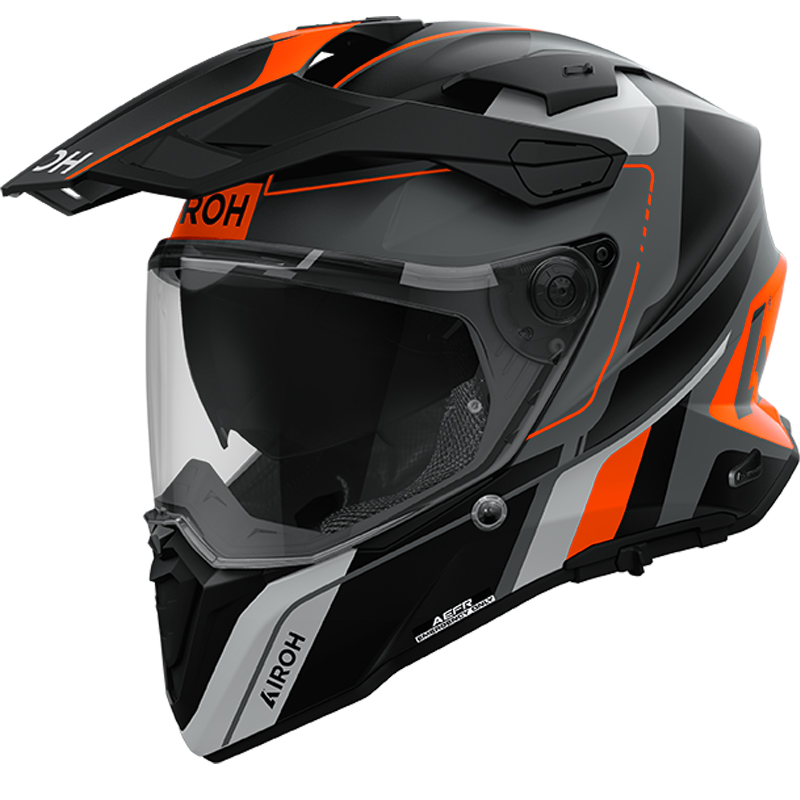 CASCO AIROH COMMANDER 2 SKIP ORANGE/MATT