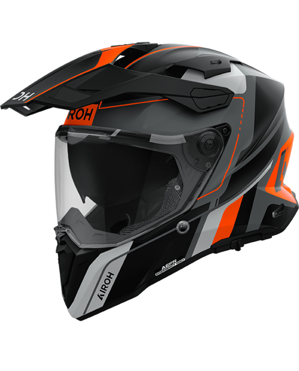 CASCO AIROH COMMANDER 2 SKIP ORANGE/MATT