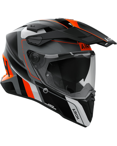 CASCO AIROH COMMANDER 2 SKIP ORANGE/MATT