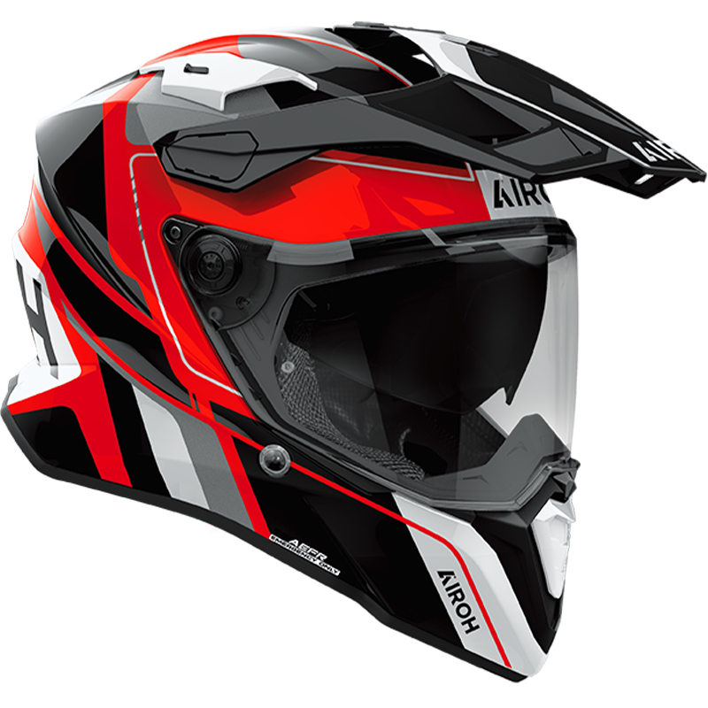 CASCO AIROH COMMANDER 2 SKIP RED GLOSS