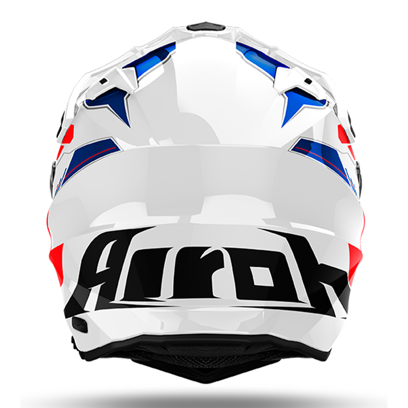 CASCO AIROH COMMANDER 2 REVEAL BLUE/RED GLOSS