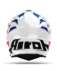 CASCO AIROH COMMANDER 2 REVEAL BLUE/RED GLOSS