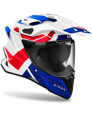 CASCO AIROH COMMANDER 2 REVEAL BLUE/RED GLOSS
