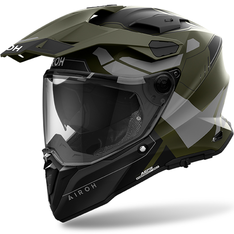CASCO AIROH COMMANDER 2 REVEAL MILITARY GREEN