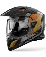 CASCO AIROH BANDIT HORN GOLD MATT