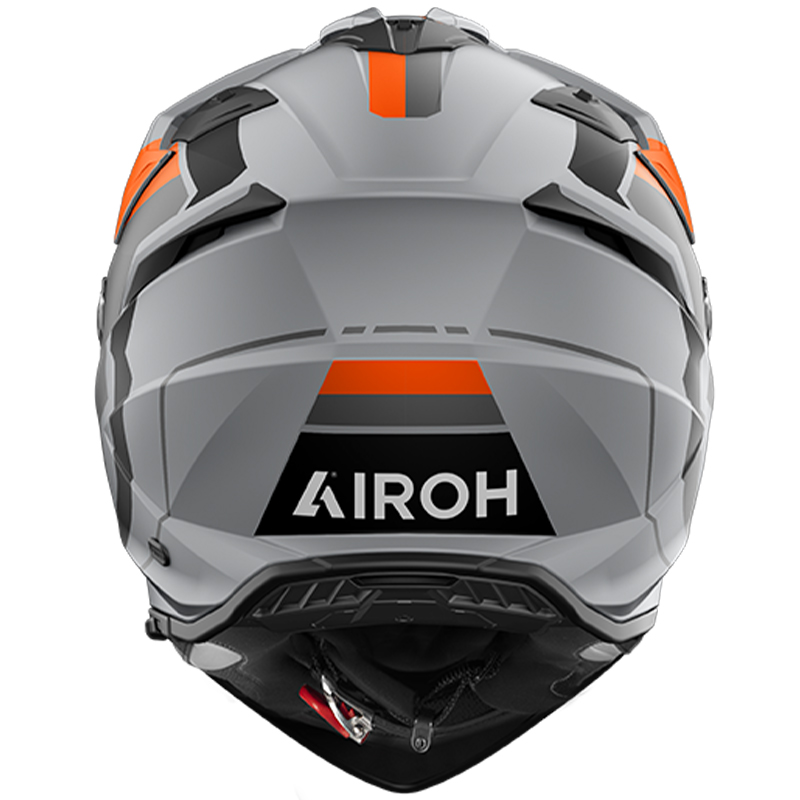 CASCO AIROH BADX-X HORN ORANGE MATT | Cascos Adventure de moto | %brands%