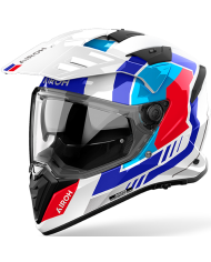 CASCO AIROH BANDIT HORN WHITE GLOSS