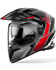 CASCO AIROH BANDIT SPICY RED GLOSS
