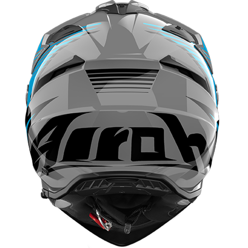 CASCO AIROH BADX-X SPICY BLUE GLOSS | Cascos Adventure de moto | %brands%