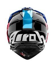 CASCO AIROH BADX-X TUNE BLUE/RED GLOSS | Cascos Adventure de moto | %brands%