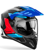 CASCO AIROH BANDIT TUNE BLUE/RED GLOSS