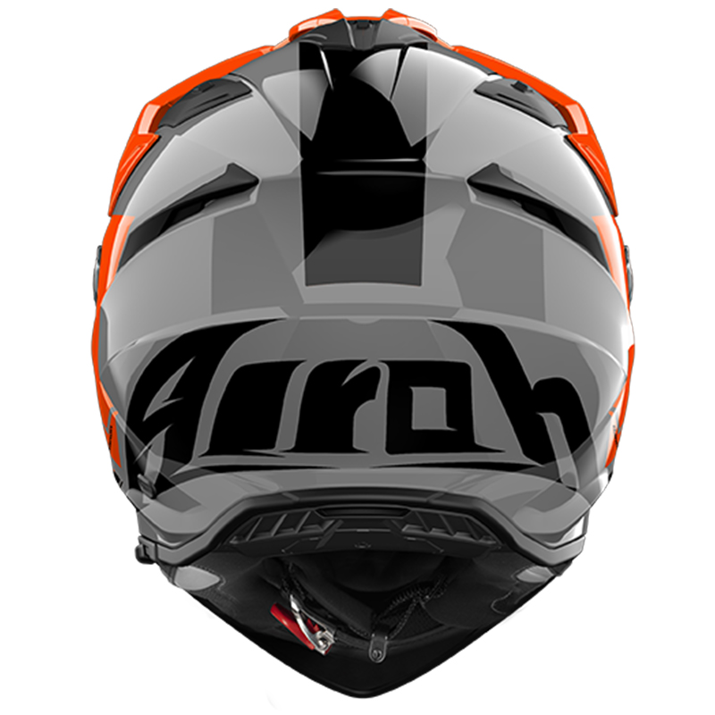 CASCO AIROH BADX-X TUNE ORANGE GLOSS | Cascos Adventure de moto | %brands%