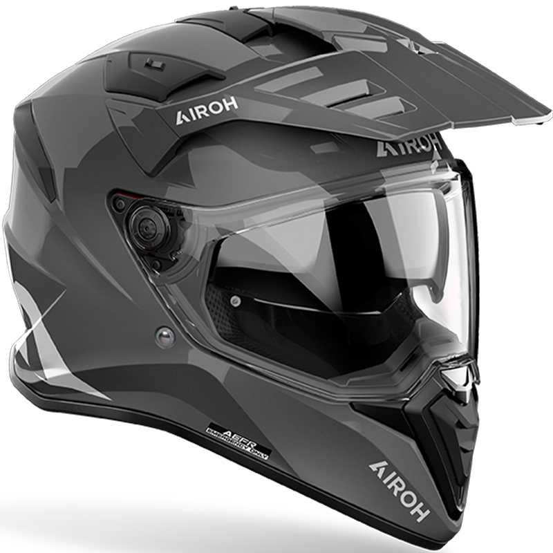CASCO AIROH BANDIT DARK GREY GLOSS