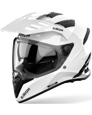CASCO AIROH BADX-X WHITE GLOSS | Cascos Adventure de moto | %brands%