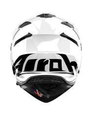 CASCO AIROH BADX-X WHITE GLOSS | Cascos Adventure de moto | %brands%