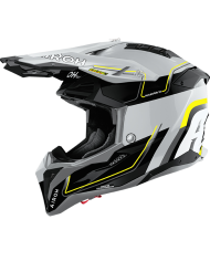 CASCO AIROH AVIATOR 3 CARBONO LEADER YELLOW GLOSS