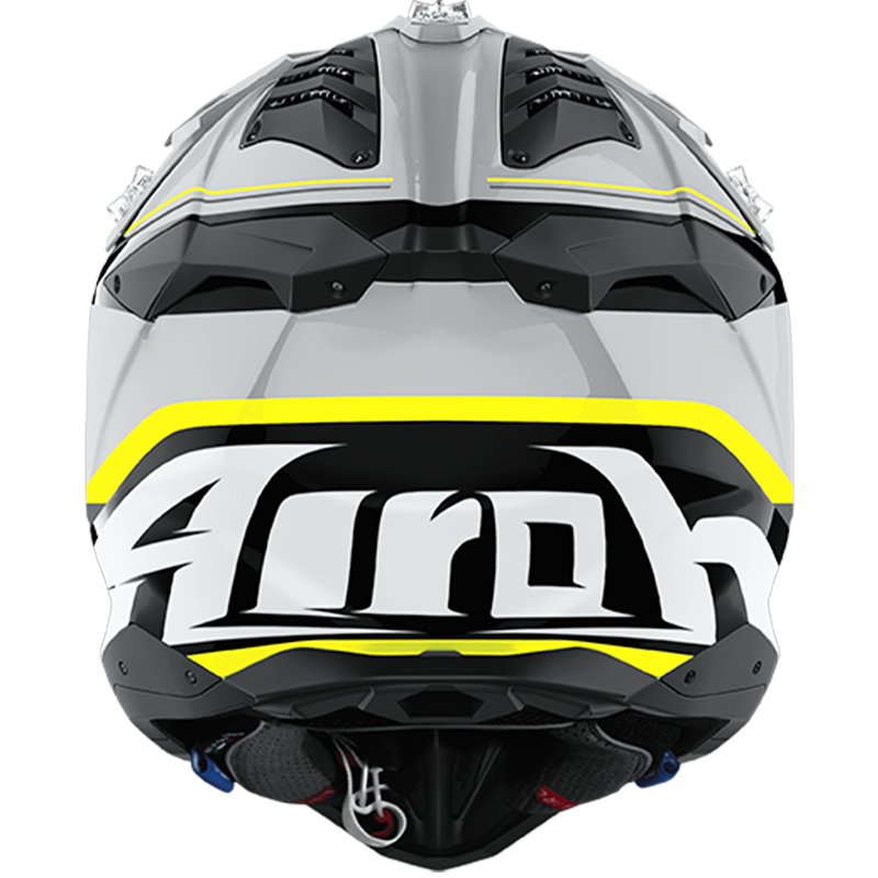 CASCO AIROH AVIATOR 3 CARBONO LEADER YELLOW GLOSS