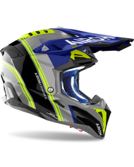CASCO AIROH AVIATOR 3 HIMA BLUE GLOSS