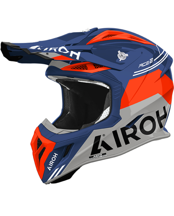 CASCO AIROH AVIATOR ACE 2 FURY CERULEAN GLOSS